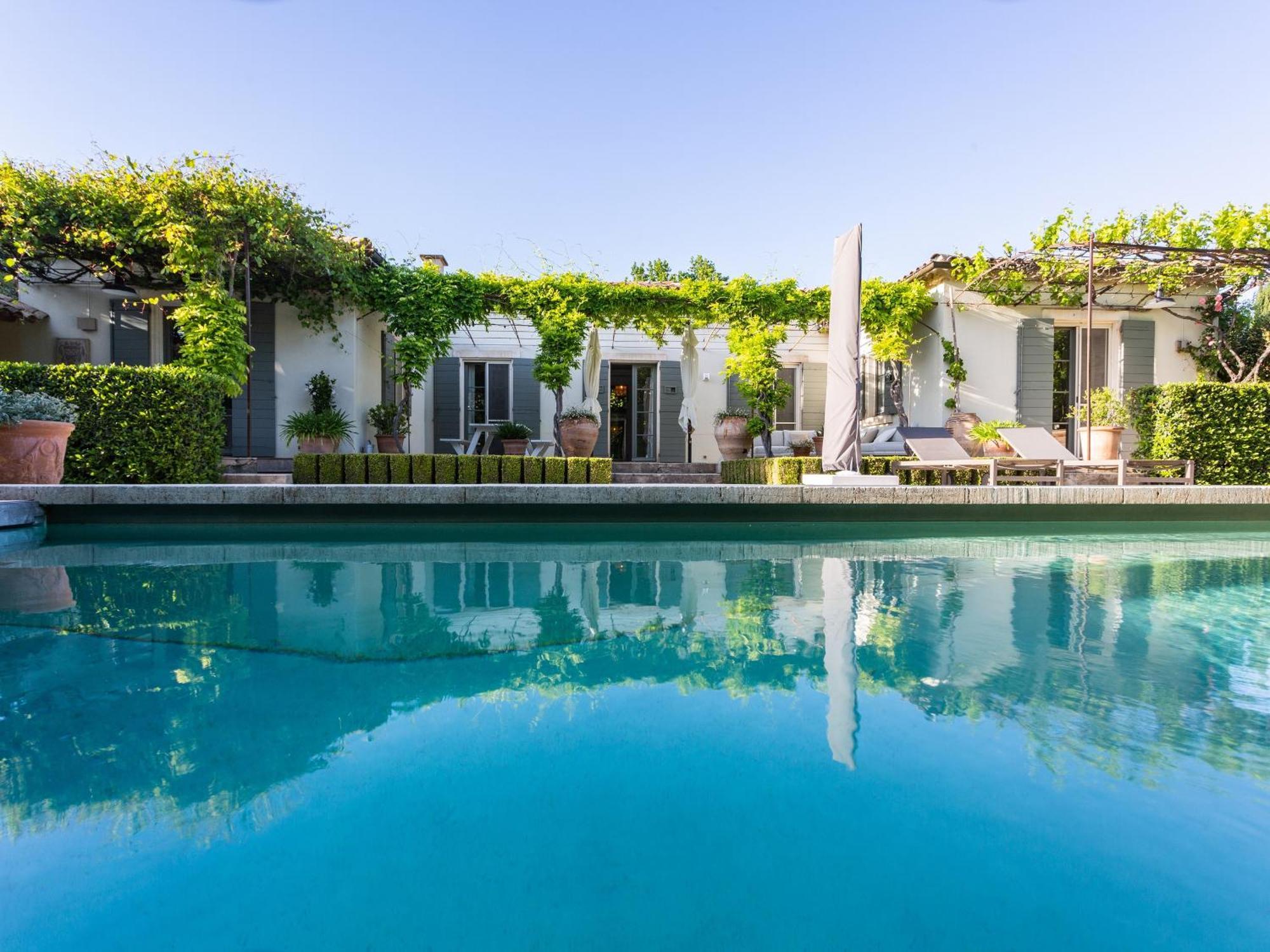 Superbe Maison Climatisee Avec Piscine Au Coeur De Maussane - Proche Commerces Et Activites! - Fr-1-599-83 Dış mekan fotoğraf
